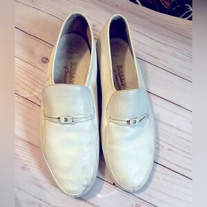 Vintage Ballys of Switzerland Bone Leather Loafers Size US 8.5E Men